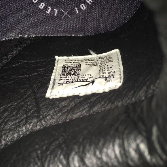 NIKE LEBRON X JE ICON QS JOHN ELLIOTT SUMMIT Black SAIL SZ 11.5 AQ0114-001) - Picture 5 of 9